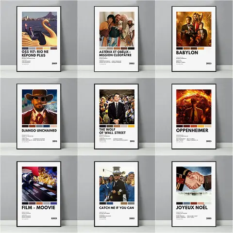 Asteerix y Obelix Mission Cleopatra póster de película clásico Gump personalizado, pintura en lienzo, arte de pared, imagen, decoración del hogar