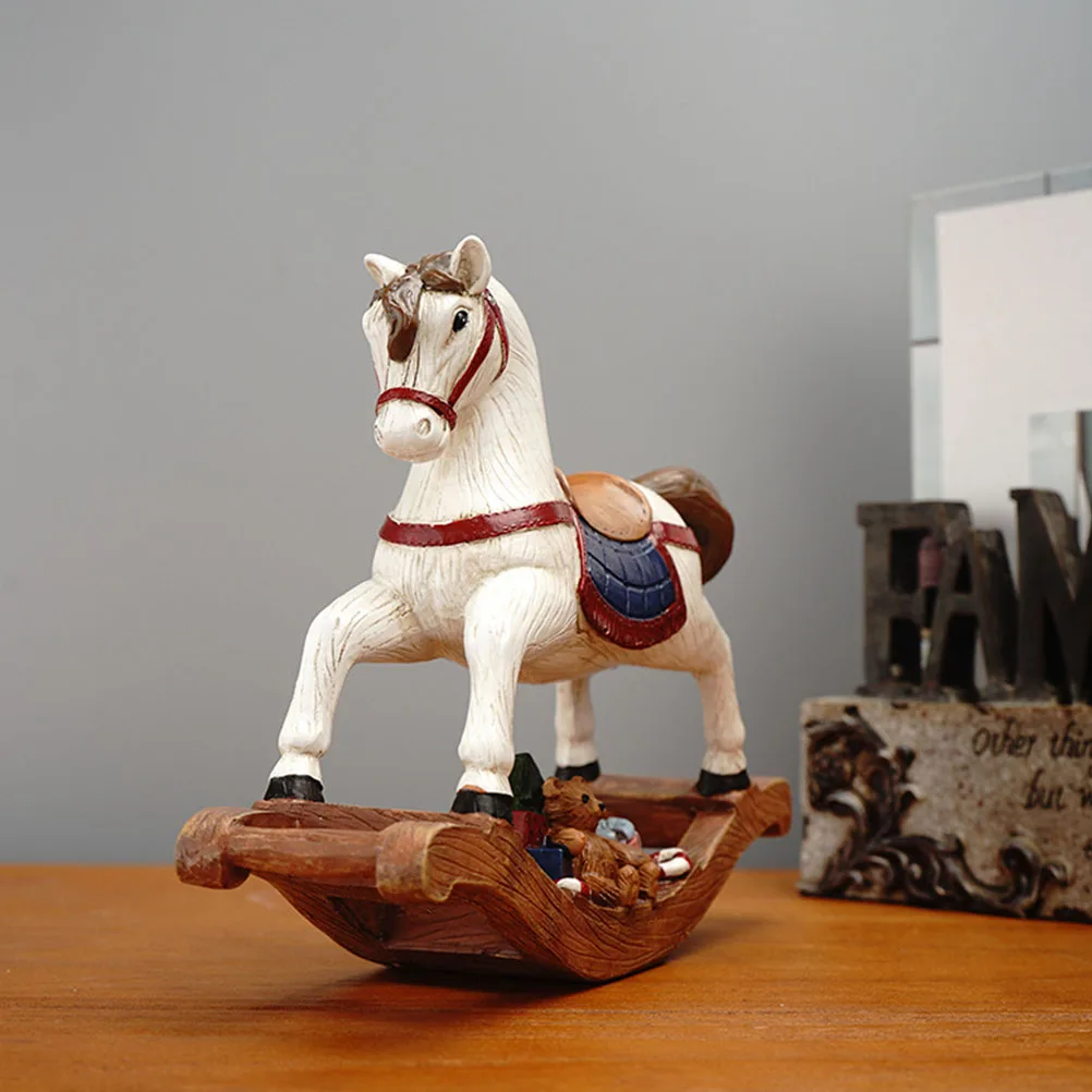 Resin Hobbyhorse Adornment Creative Ornaments Home Office Desk Decoration Xmas Decor Christmas Tabletop Ornament Resin Craft
Resin Hobbyhorse Adornment Creative Ornaments Home Office Desk Decoration Xmas Decor Christmas Tabletop Ornament Resin Craft