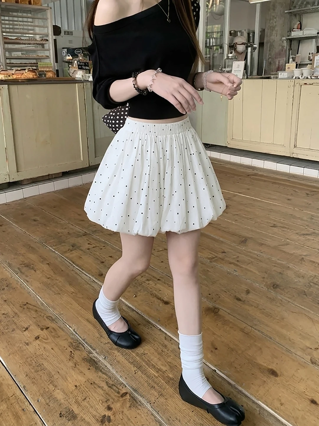Korean Style Polka Dot Bloomer Skirt Women's Summer High Waist Sweet Anti-Aging Short Skirt Teenage Girl's Puffy Half-length ...
Korean Style Polka Dot Bloomer Skirt Women's Summer High Waist Sweet Anti-Aging Short Skirt Teenage Girl's Puffy Half-length ...