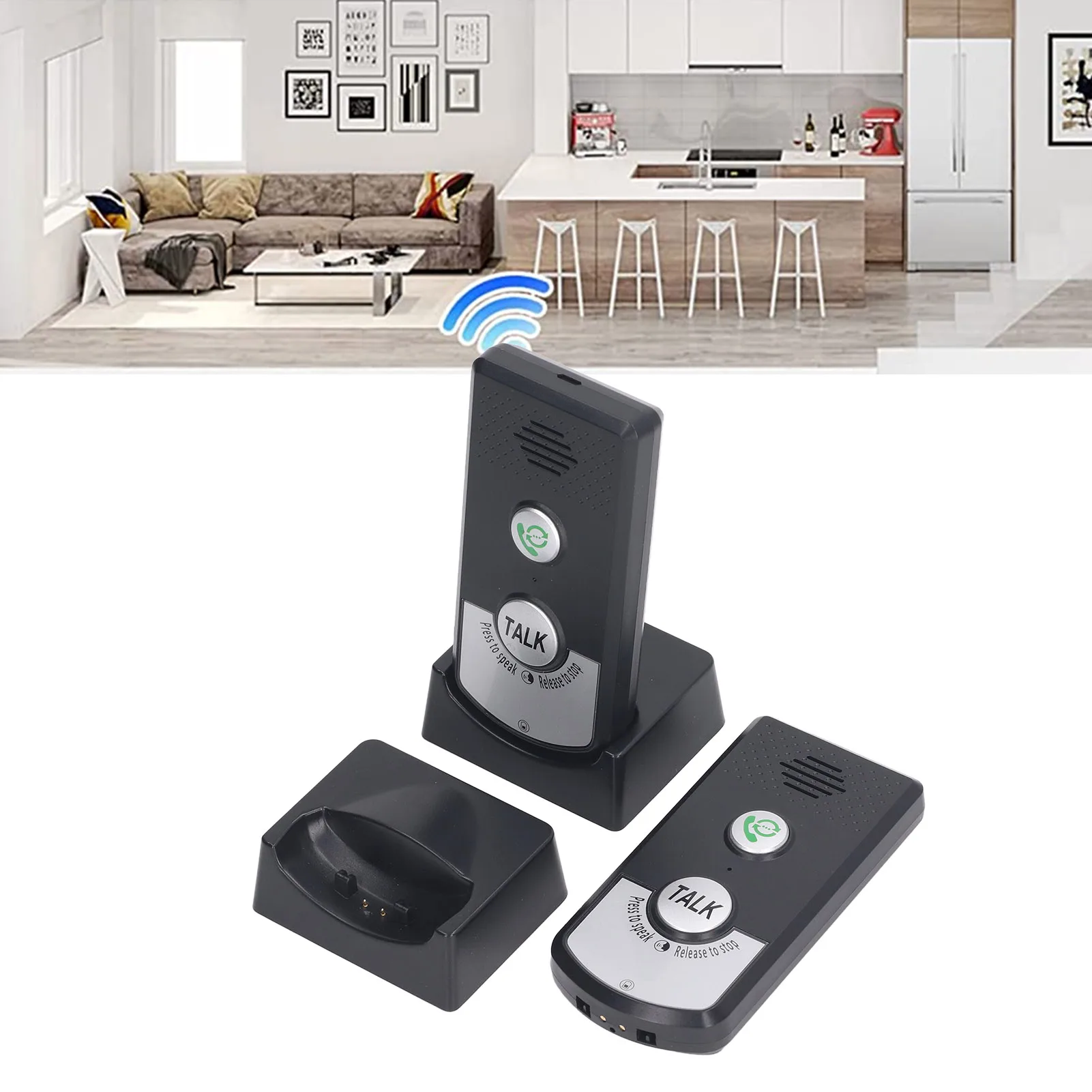 Двусторонняя голосовая связь через дверной звонок, беспроводной голосовой домофон, умный домашний дверной звонок с двусторонней связью для пожилых людей, присматривающих за которыми находятся близкие, и людей с ограниченными возможностями
Двусторонняя голосовая связь через дверной звонок, беспроводной голосовой домофон, умный домашний дверной звонок с двусторонней связью для пожилых людей, присматривающих за которыми находятся близкие, и людей с ограниченными возможностями