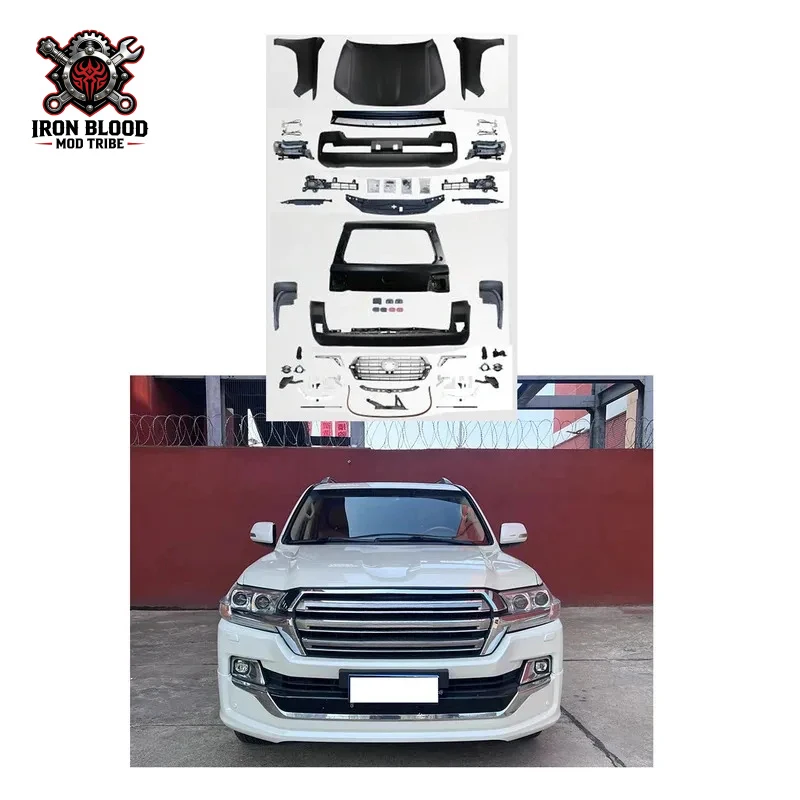 Suitable For facelift bodykit Car Modification Parts Body Kit Land Cruiser LC200 2008-2015 Upgrade to 2016 2016-2021
Suitable For facelift bodykit Car Modification Parts Body Kit Land Cruiser LC200 2008-2015 Upgrade to 2016 2016-2021
