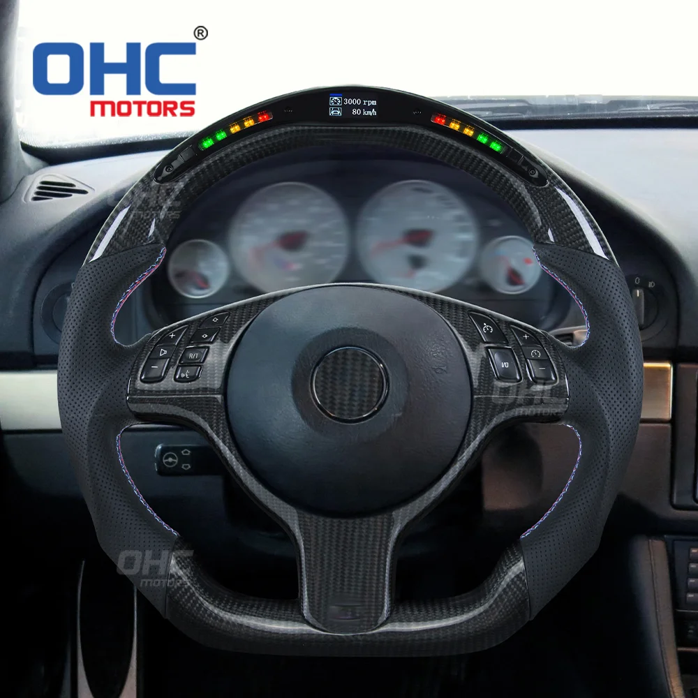 E46 LED Steering Wheel for Volante Lenkrad E46 M3 3 Series Coupe Sedan Carbon Fiber Steering Wheel Ohc Motors
E46 LED Steering Wheel for Volante Lenkrad E46 M3 3 Series Coupe Sedan Carbon Fiber Steering Wheel Ohc Motors