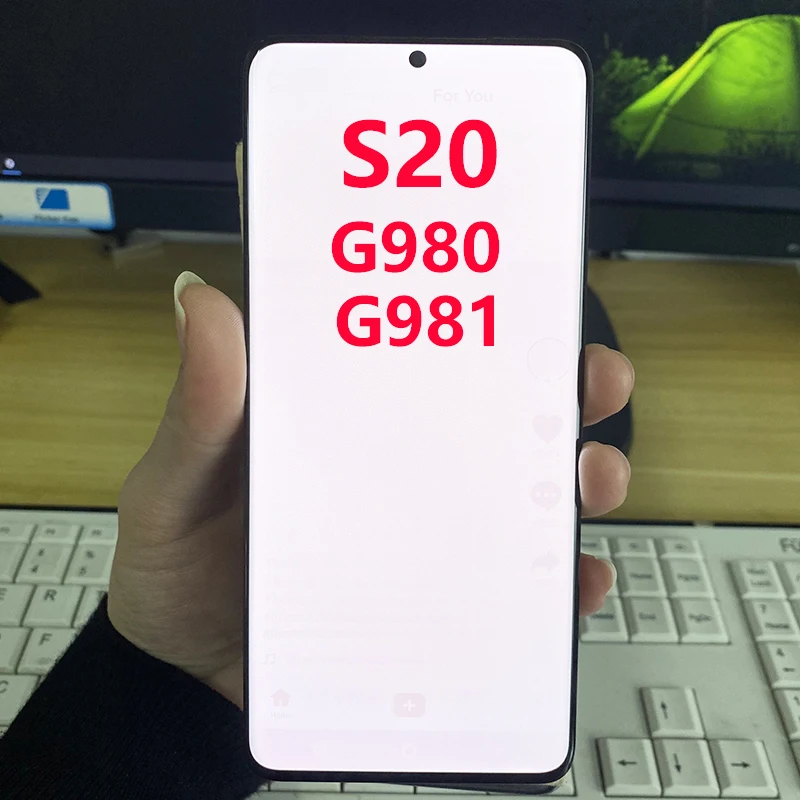With Minor Burn G980 LCD For Samsung S20 LCD Touch Screen G980F G981F/DS LCD Display Touch Screen Digitizer With Frame
With Minor Burn G980 LCD For Samsung S20 LCD Touch Screen G980F G981F/DS LCD Display Touch Screen Digitizer With Frame