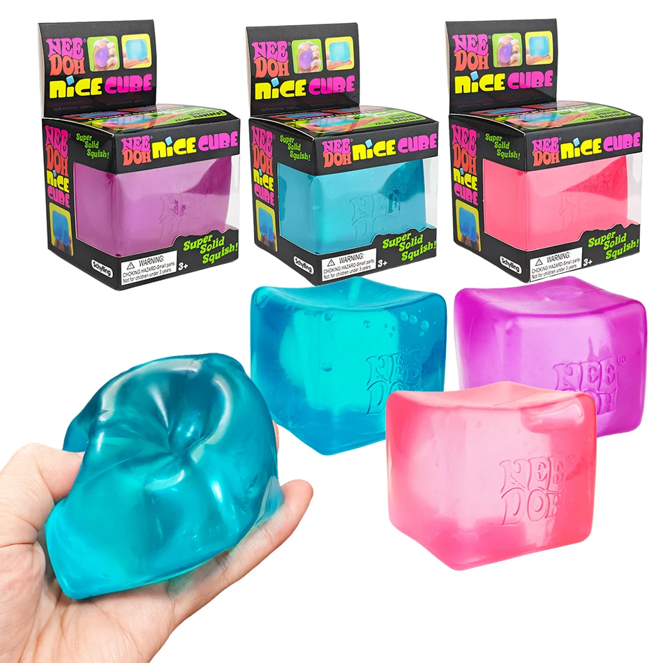 Needoh Nice Cube Sensory Stress Reliever Toy Fidget Tool for Anxiety & Focus Desk Sensory Cube for Adults & Kids Toys
Needoh Nice Cube Sensory Stress Reliever Toy Fidget Tool for Anxiety & Focus Desk Sensory Cube for Adults & Kids Toys