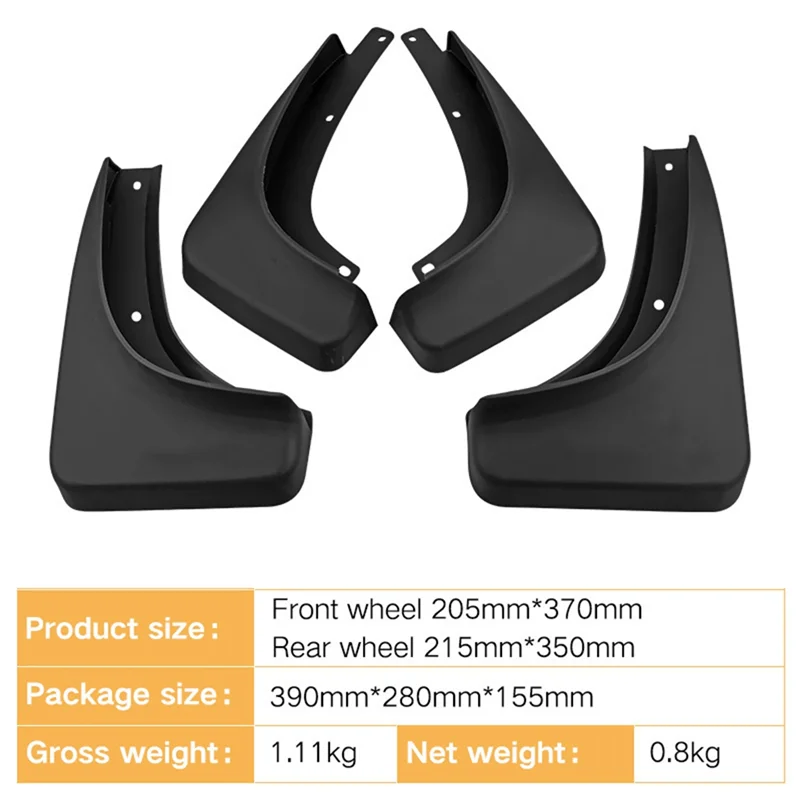 High Quality 4PCS Car Mudguard Mud Flaps Splash Mud Guard Fender For Chery Tiggo 7 2016-2019 Car Accessories
High Quality 4PCS Car Mudguard Mud Flaps Splash Mud Guard Fender For Chery Tiggo 7 2016-2019 Car Accessories