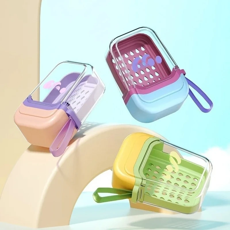 Portable Mini Soap Box with Sealed Drain Moisture-Proof Transparent Luxury High-quality Soap Box for Bathroom Accessories
Portable Mini Soap Box with Sealed Drain Moisture-Proof Transparent Luxury High-quality Soap Box for Bathroom Accessories