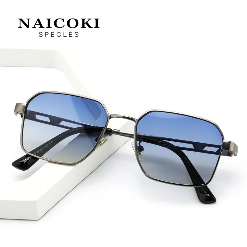 NAICOKI Fashion Sunglasses For Men Gradient Driving Outdoor Shades UV400 Protection Metal New Brand Designer Sun Glasses TY67038
NAICOKI Fashion Sunglasses For Men Gradient Driving Outdoor Shades UV400 Protection Metal New Brand Designer Sun Glasses TY67038