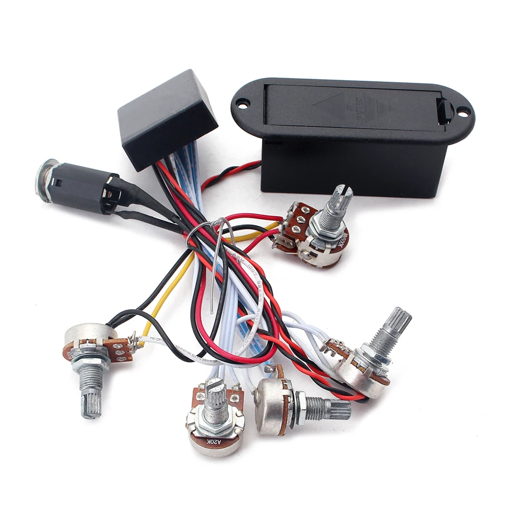 B Amplifier EQ Preamp 3 B Equalizer Volume 3 Tone Pots Balance Bass Guitar Wiring Harness Equalizer
B Amplifier EQ Preamp 3 B Equalizer Volume 3 Tone Pots Balance Bass Guitar Wiring Harness Equalizer