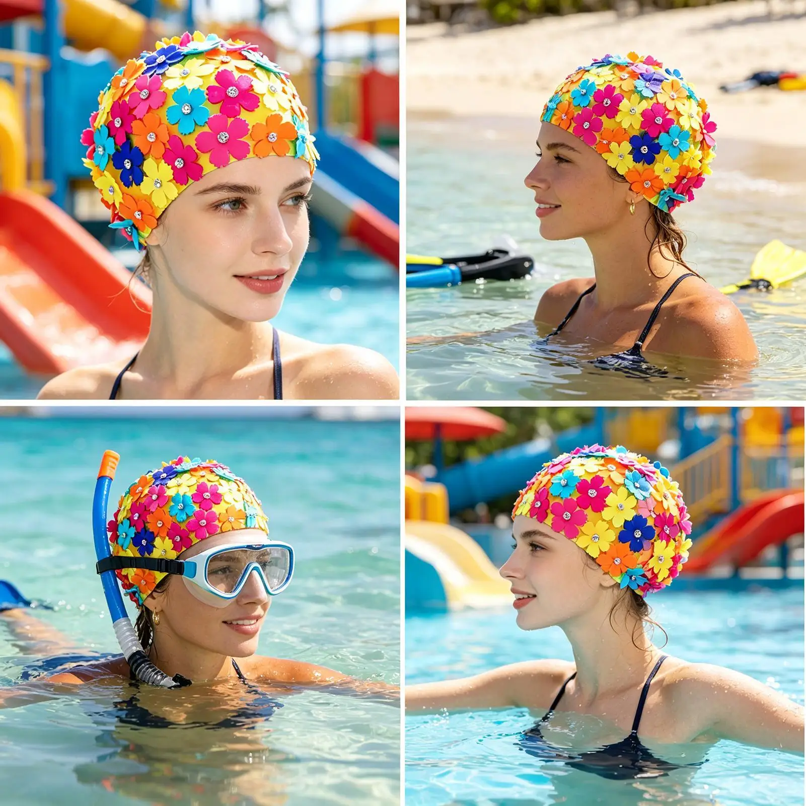 Swimming Hat For Women Waterproof Petal Design Fashion Bathing Hat For Women Girls Ladies Wives Mothers Instructors Home
Swimming Hat For Women Waterproof Petal Design Fashion Bathing Hat For Women Girls Ladies Wives Mothers Instructors Home