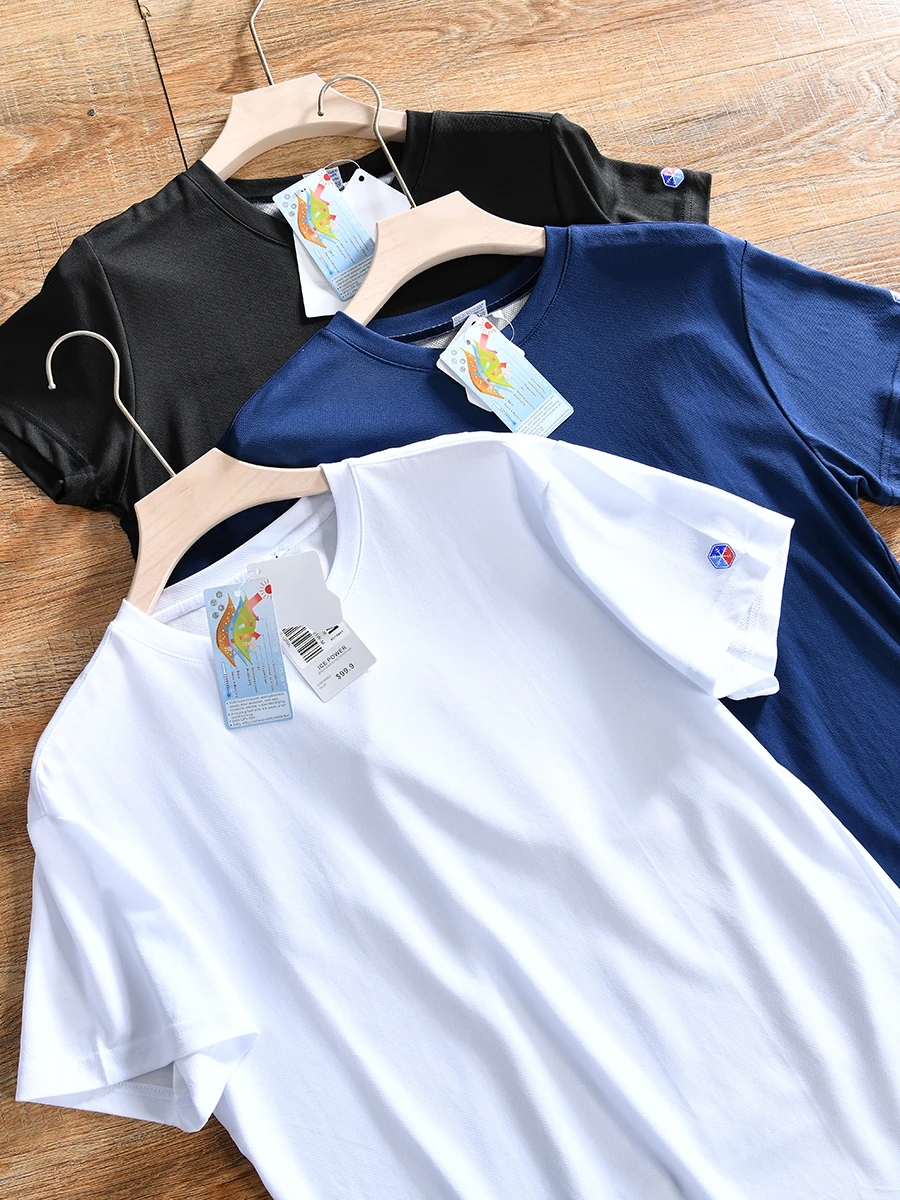 Cooltech Men's T-Shirt Quick Dry round Neck Short Sleeve Casual Sporty Summer Fashion Breathable Loose Fit Youth Trend
Cooltech Men's T-Shirt Quick Dry round Neck Short Sleeve Casual Sporty Summer Fashion Breathable Loose Fit Youth Trend