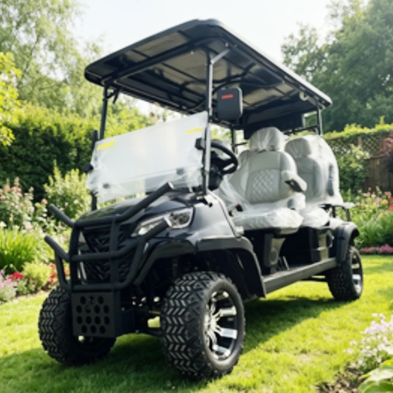6 Seater 72V Lithium Battery Electric Golf Cart Rough Terrain Off Road Golf Cart Seats With Armrests Gear Adjustment Sound Bar
6 Seater 72V Lithium Battery Electric Golf Cart Rough Terrain Off Road Golf Cart Seats With Armrests Gear Adjustment Sound Bar
