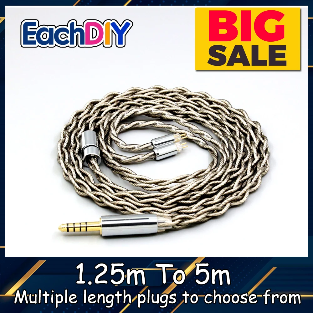 99% Pure Silver + Graphene Silver Plated Shield Earphone Cable For DUNU DM480 DM-480 SA3 SA6 Gorilla Ears Noble Audio Lime Ears
99% Pure Silver + Graphene Silver Plated Shield Earphone Cable For DUNU DM480 DM-480 SA3 SA6 Gorilla Ears Noble Audio Lime Ears