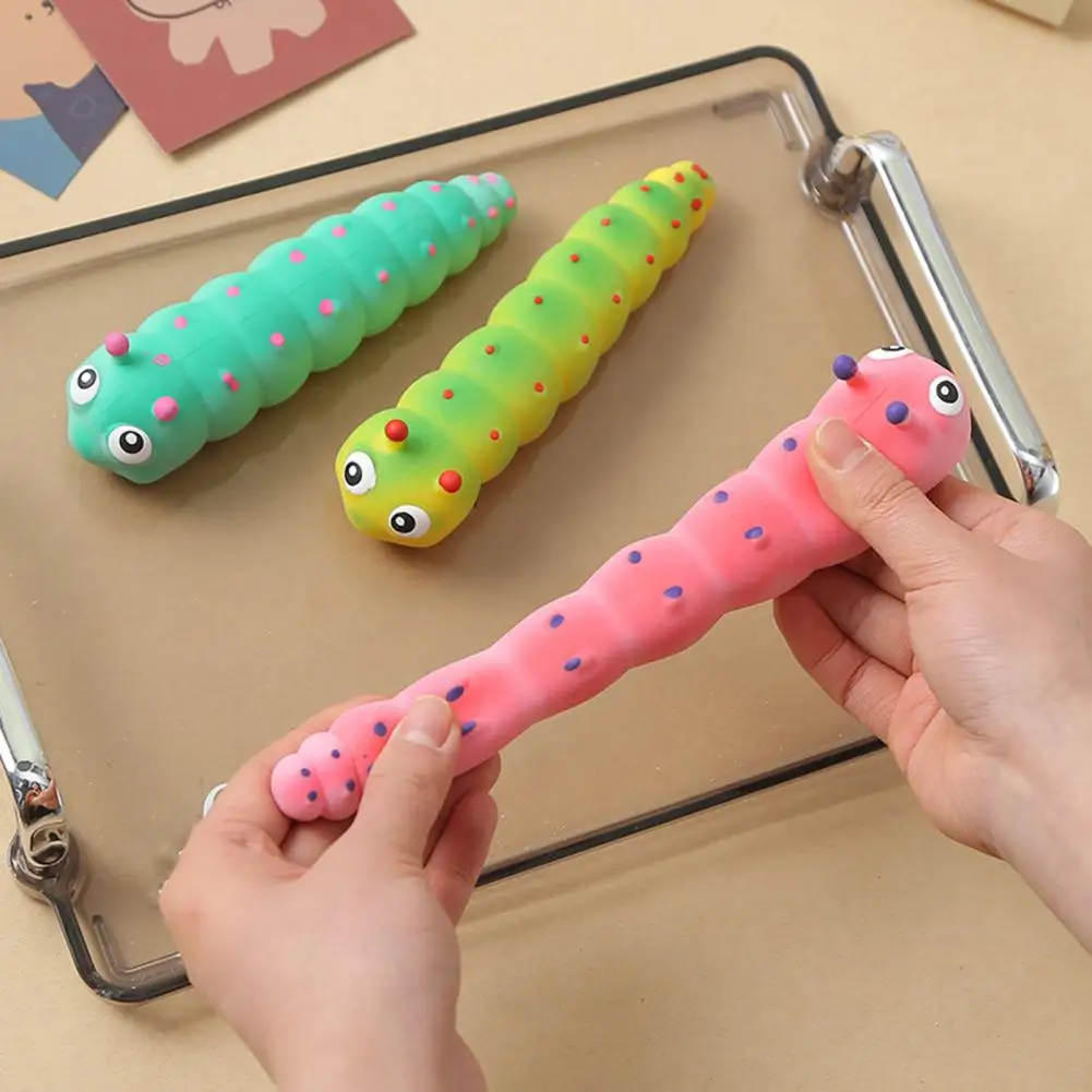 Эластичная сенсорная игрушка-гусеница Caterpillar, 3D-червяк, медленно восстанавливающий форму, для снятия стресса у детей и взрослых
Эластичная сенсорная игрушка-гусеница Caterpillar, 3D-червяк, медленно восстанавливающий форму, для снятия стресса у детей и взрослых