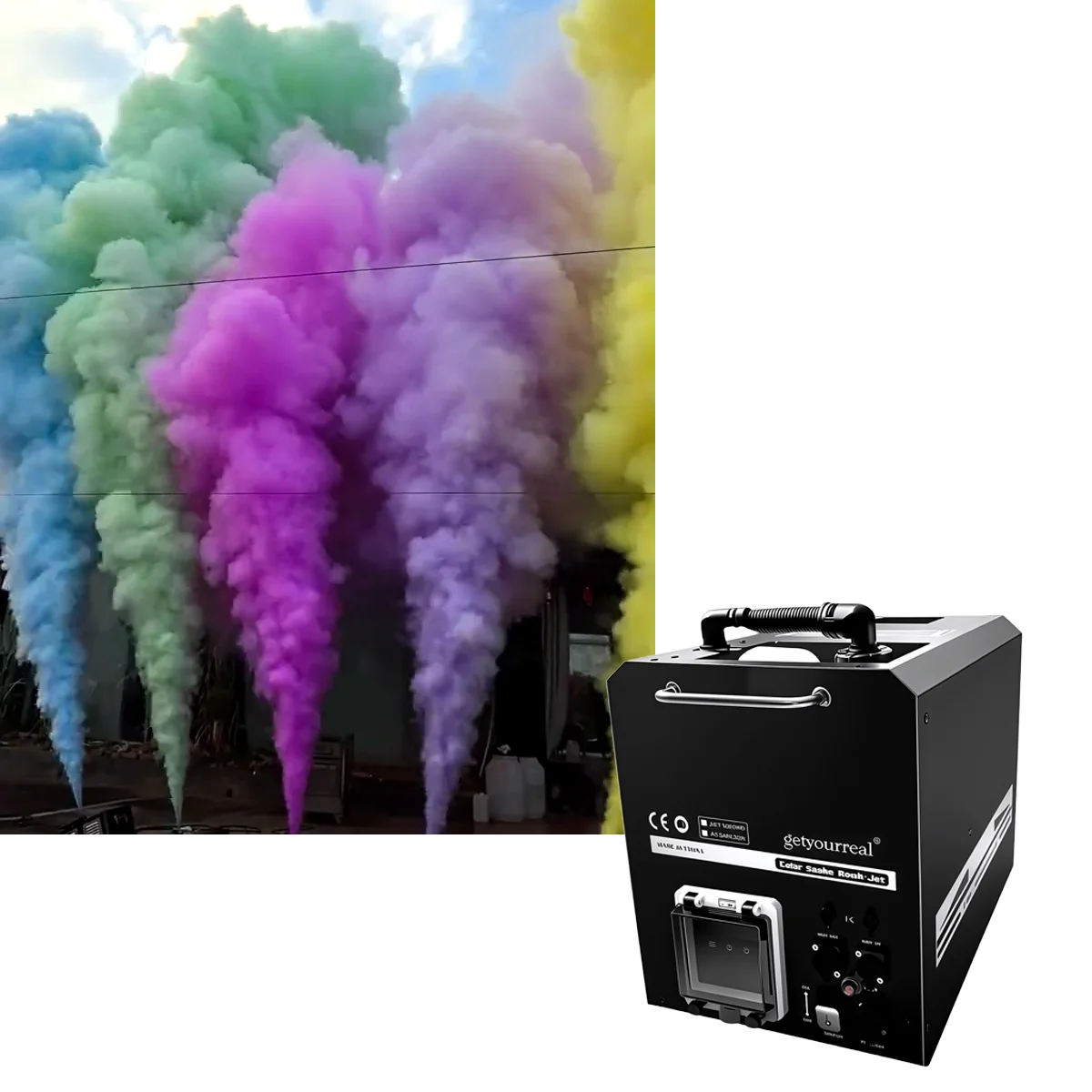 Color Fog Liquid Using for Spray Height 10-12meters Special Color Fog Smoke Machine for Stage Club Bar Dj Gender Reveal Wedding
Color Fog Liquid Using for Spray Height 10-12meters Special Color Fog Smoke Machine for Stage Club Bar Dj Gender Reveal Wedding