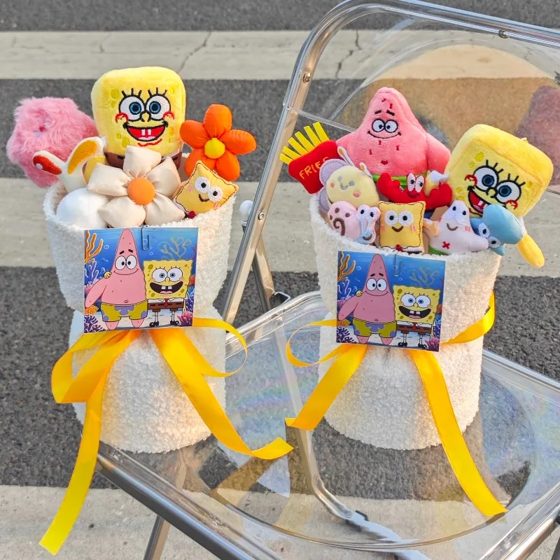 SpongeBo & Patrick Star Plush Doll Bouquet, Cute Cartoon Gift for Girlfriend & Best Friend, Perfect Birthday & Qixi Gift Anime
SpongeBo & Patrick Star Plush Doll Bouquet, Cute Cartoon Gift for Girlfriend & Best Friend, Perfect Birthday & Qixi Gift Anime