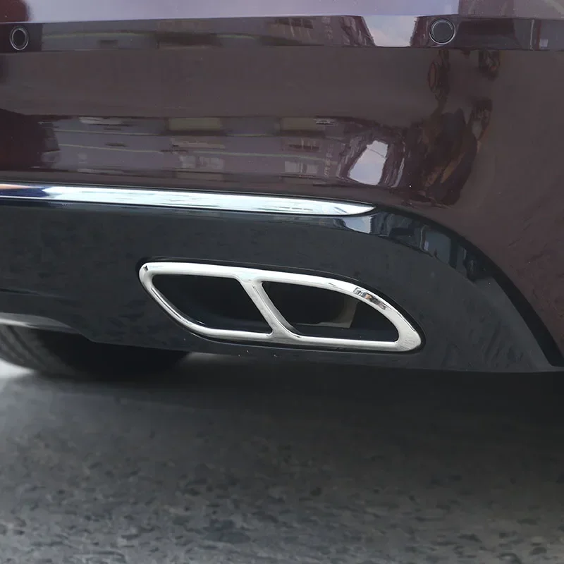 Stainless Steel Gloss Black For Jaguar XFL 2017-2020 Car tail throat exhaust muffler pipe decorative cover exterior accessories
Stainless Steel Gloss Black For Jaguar XFL 2017-2020 Car tail throat exhaust muffler pipe decorative cover exterior accessories