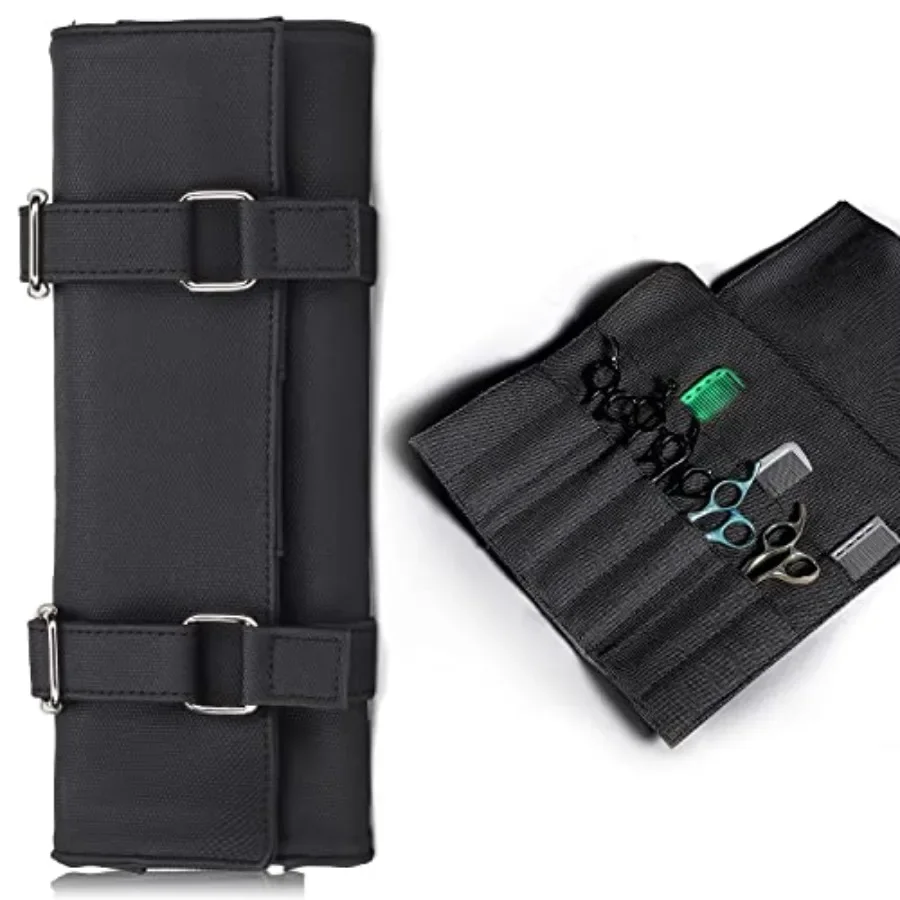 Salon Scissors Bag Roll Up, 14 Pockets PU Stylist Grooming Scissors Holder Barber Hair Scissor Shears Cases for Hairdressers
Salon Scissors Bag Roll Up, 14 Pockets PU Stylist Grooming Scissors Holder Barber Hair Scissor Shears Cases for Hairdressers
