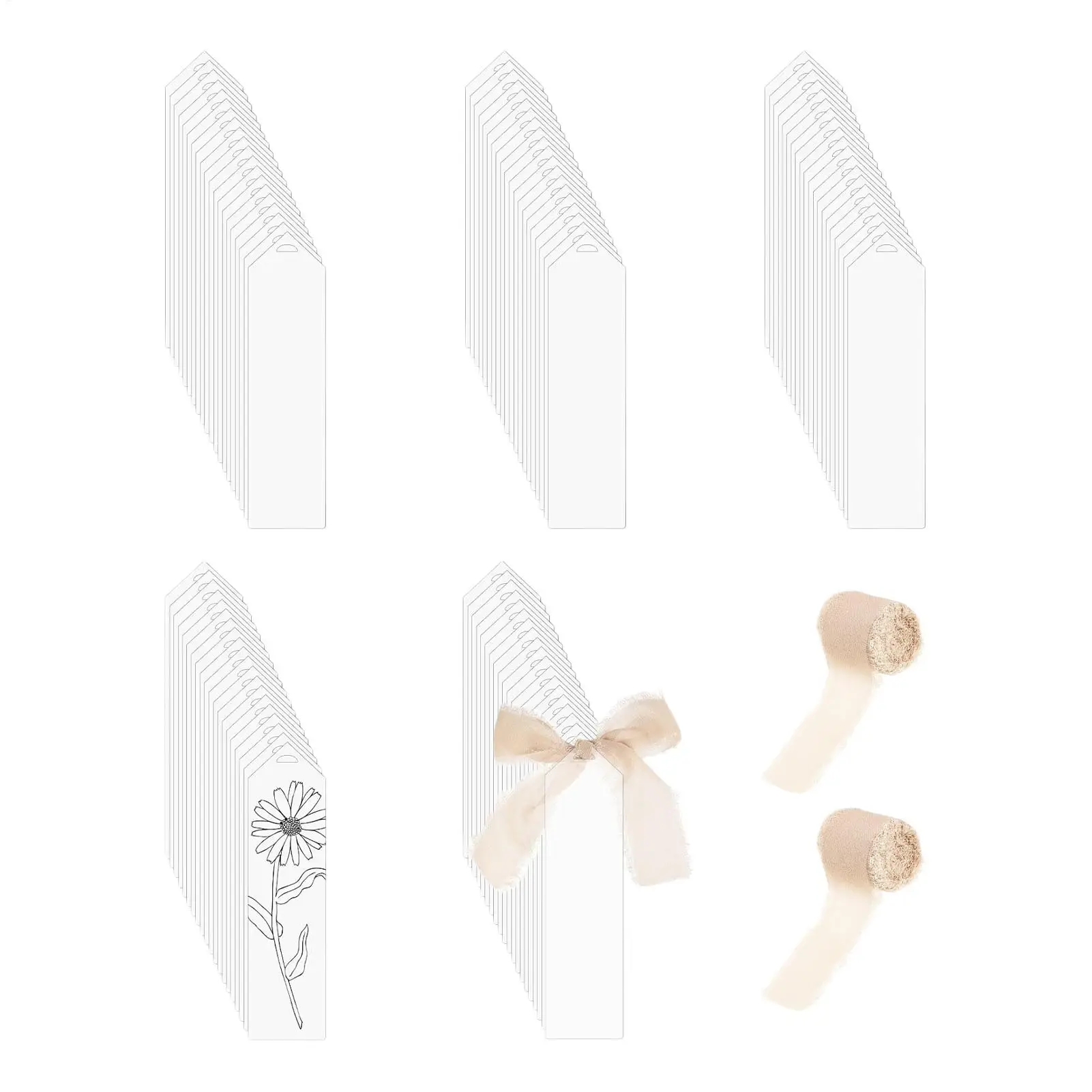 100pcs Transparent Blank Acrylic Ribbon Bookmarks DIY Wedding Table Seat Tags With 2 Rolls Ribbon Decorative Blank Bookmarks
100pcs Transparent Blank Acrylic Ribbon Bookmarks DIY Wedding Table Seat Tags With 2 Rolls Ribbon Decorative Blank Bookmarks