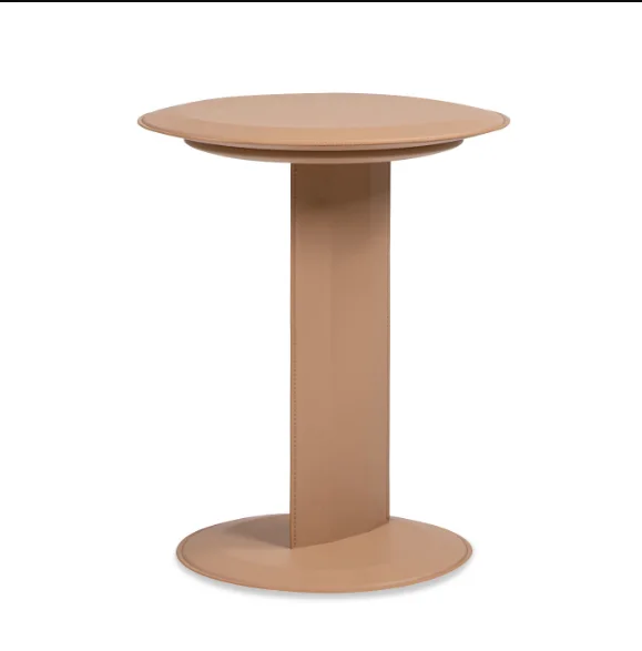 Mode 18" Leatherette Round C-Shaped Sofa Side Table, Saddle Brown
Mode 18" Leatherette Round C-Shaped Sofa Side Table, Saddle Brown