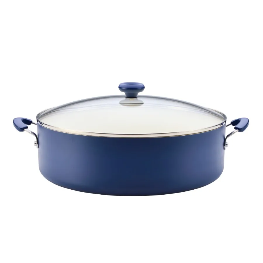 Large 10.5 Quart Nonstick Saute Pan with Lid for Easy Cooking and Cleaning Ideal for Family Meals Dishwasher Safe 14 Inch Size
Large 10.5 Quart Nonstick Saute Pan with Lid for Easy Cooking and Cleaning Ideal for Family Meals Dishwasher Safe 14 Inch Size