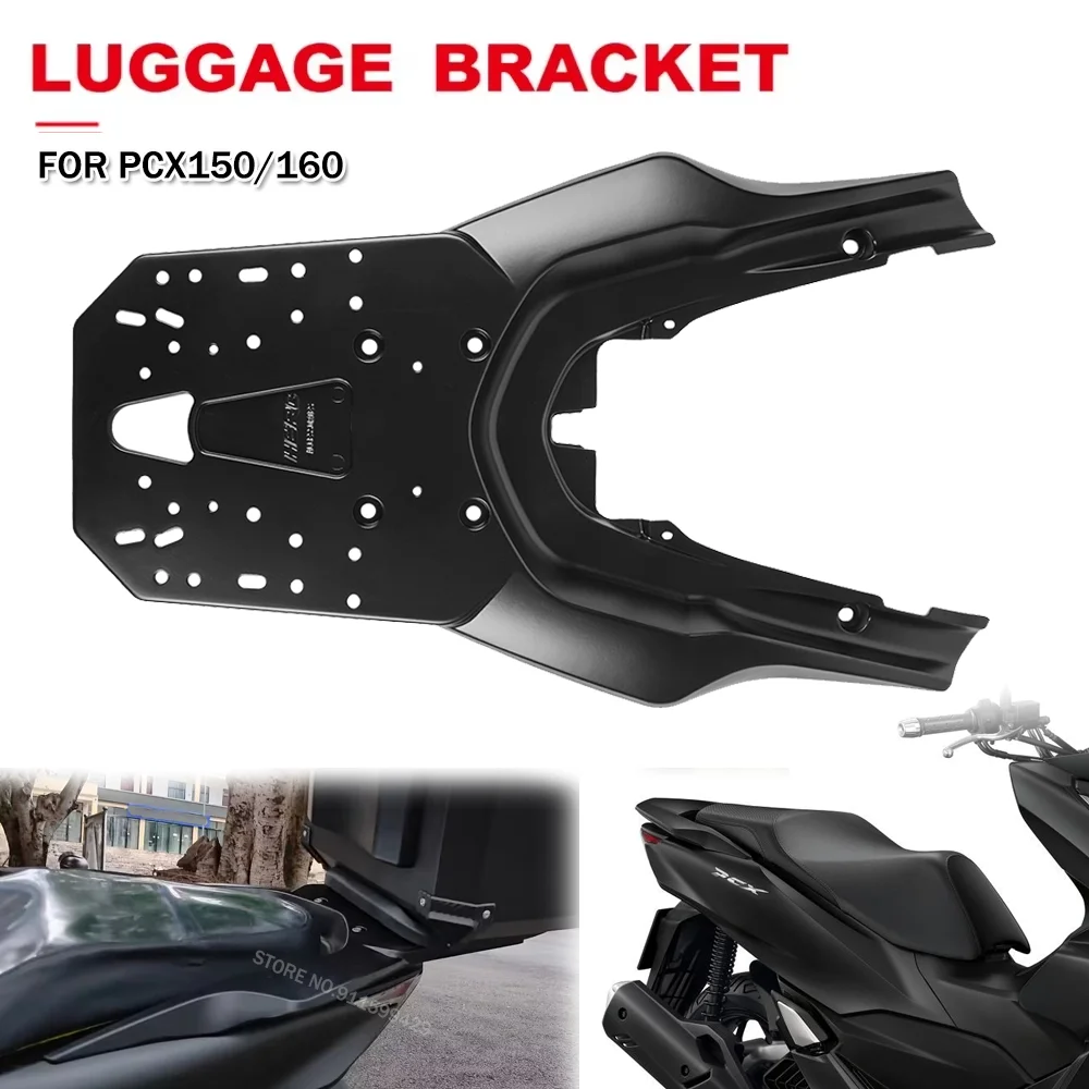 Motorcycle Rear Tail Luggage Rack Top Case Bracket Aluminum Alloy Storage Box Support For Honda PCX160 PCX150 2021 2022 2023
Motorcycle Rear Tail Luggage Rack Top Case Bracket Aluminum Alloy Storage Box Support For Honda PCX160 PCX150 2021 2022 2023