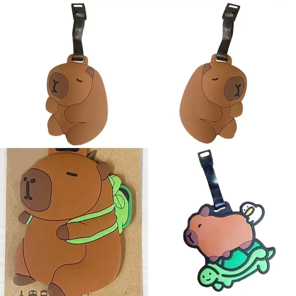 D46D Unique Capybara Bag Pendant Identification PVC Hanging Ornament for Daily Use
D46D Unique Capybara Bag Pendant Identification PVC Hanging Ornament for Daily Use