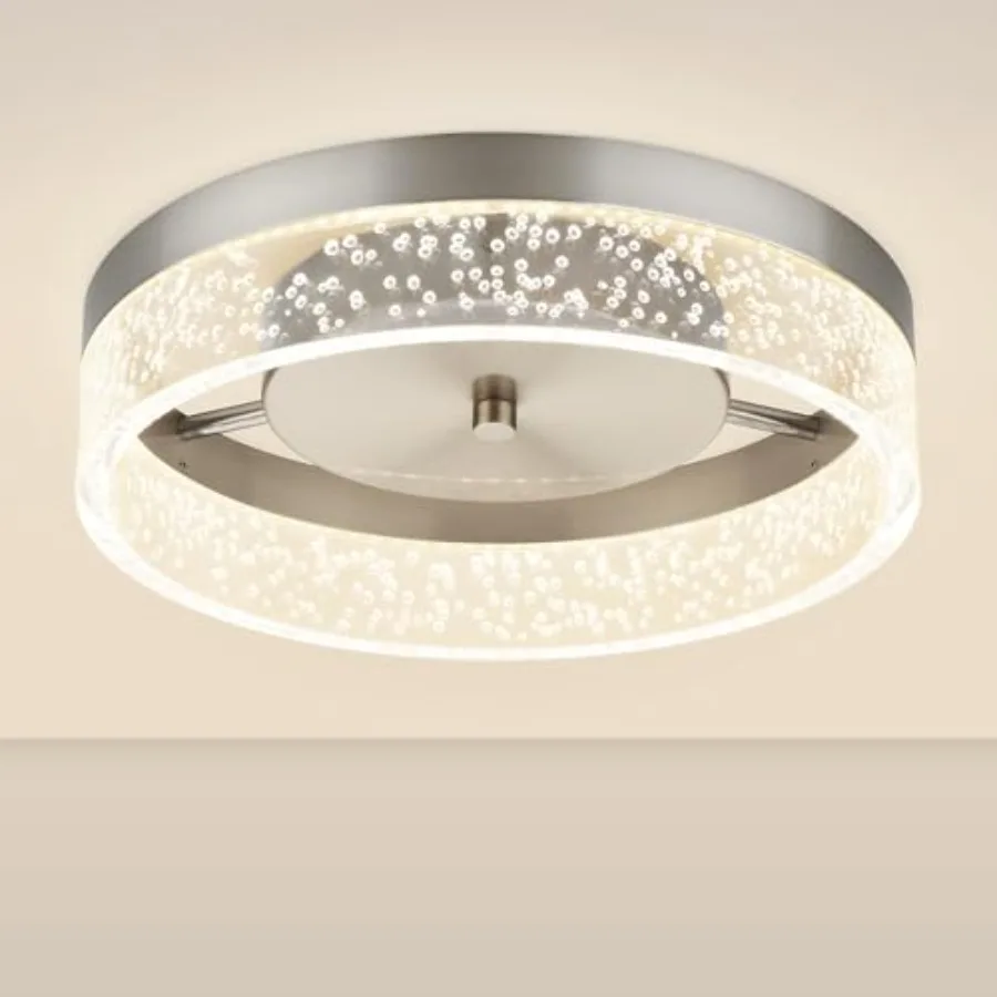 LED Flush Mount Ceiling Light Fixture 12In Crystal Chandelier with Clear Bubble Acrylic Modern Ceiling Lighting for Dining Room
LED Flush Mount Ceiling Light Fixture 12In Crystal Chandelier with Clear Bubble Acrylic Modern Ceiling Lighting for Dining Room