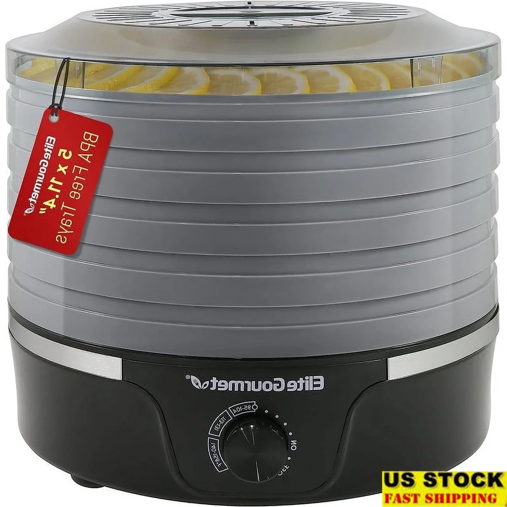 Adjustable Temperature Food Dehydrator 95F to 160F Healthy Snacks Dishwasher Safe Trays Even Heat Distribution Home Use 5 Trays
Adjustable Temperature Food Dehydrator 95F to 160F Healthy Snacks Dishwasher Safe Trays Even Heat Distribution Home Use 5 Trays