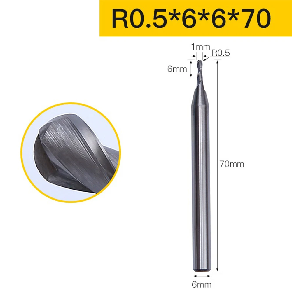 1pc 6mm Shank Ball Nose End Mill 2 Flute High Speed Steel CNC Milling Router Bit For Wood Aluminium CNC Router Bit Cutting Tool
1pc 6mm Shank Ball Nose End Mill 2 Flute High Speed Steel CNC Milling Router Bit For Wood Aluminium CNC Router Bit Cutting Tool