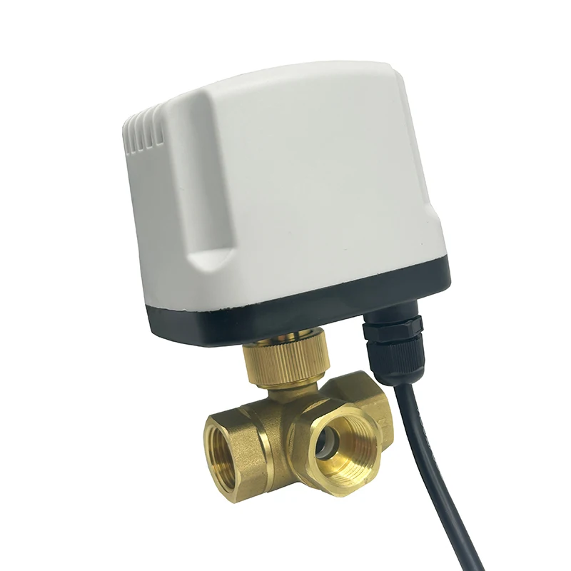 Popular 1/2 inch IP65 Waterproof Motorized Ball Valve 3-Way L/T Type 220V 12V 24V 3 Wire 2 Control Electric Actuator
Popular 1/2 inch IP65 Waterproof Motorized Ball Valve 3-Way L/T Type 220V 12V 24V 3 Wire 2 Control Electric Actuator