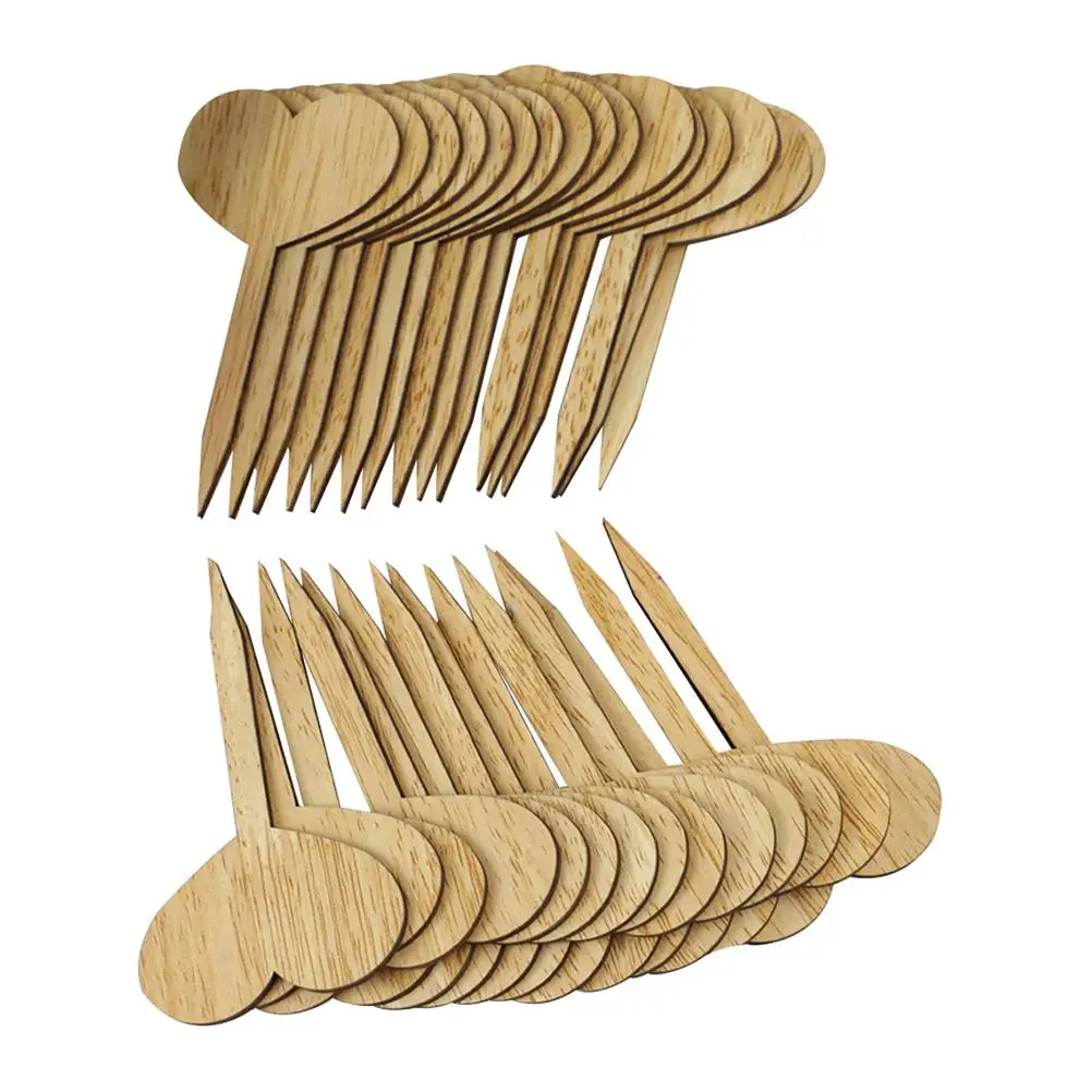 30 pcs Wooden Plant Labels Durable Reusable Garden Markers Stylish Vegetable Signs Lightweight Double Sided Writable Tags
30 pcs Wooden Plant Labels Durable Reusable Garden Markers Stylish Vegetable Signs Lightweight Double Sided Writable Tags
