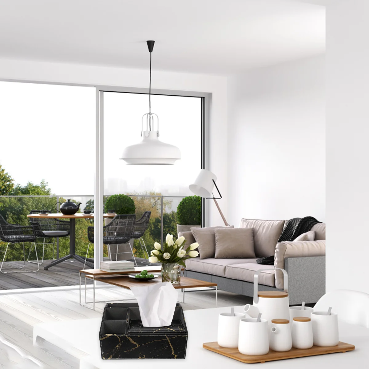 1 pc Tissue Box Marble Vein Design Multifunctional Desktop Organizer For Home Hotel Office Storage Facial Paper Holder
1 pc Tissue Box Marble Vein Design Multifunctional Desktop Organizer For Home Hotel Office Storage Facial Paper Holder