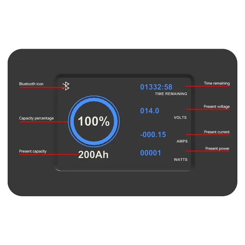 DIY Smart Battery Monitor Lithium Monitor for RV Car Marine Battery Management System (BMS) Capacity
DIY Smart Battery Monitor Lithium Monitor for RV Car Marine Battery Management System (BMS) Capacity