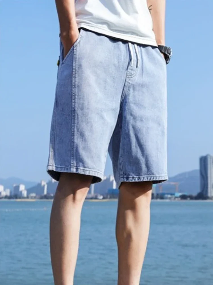 Bermuda with Pockets Man Denim Shorts Short Jeans Pants for Men Baggy Wide Drawstring Half Long Loose Retro Sale Emo Xl Vintage
Bermuda with Pockets Man Denim Shorts Short Jeans Pants for Men Baggy Wide Drawstring Half Long Loose Retro Sale Emo Xl Vintage