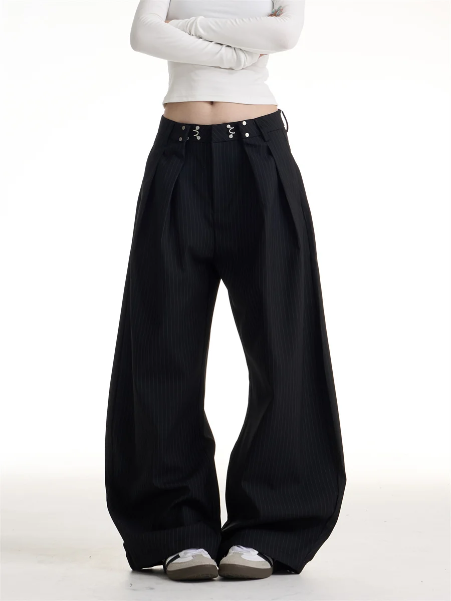 American Sle Retro Hot Girl Suit Pants Women's Loose Slimming Casual Wide Leg Long Pants High Waist Straight Tube Trousers
American Sle Retro Hot Girl Suit Pants Women's Loose Slimming Casual Wide Leg Long Pants High Waist Straight Tube Trousers
