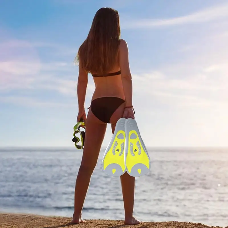 Swim Fins Snorkeling Flippers Fins Adjustable Soft Comfortable Lightweight Pool Accessories For Kids Surfing Diving Travel
Swim Fins Snorkeling Flippers Fins Adjustable Soft Comfortable Lightweight Pool Accessories For Kids Surfing Diving Travel
