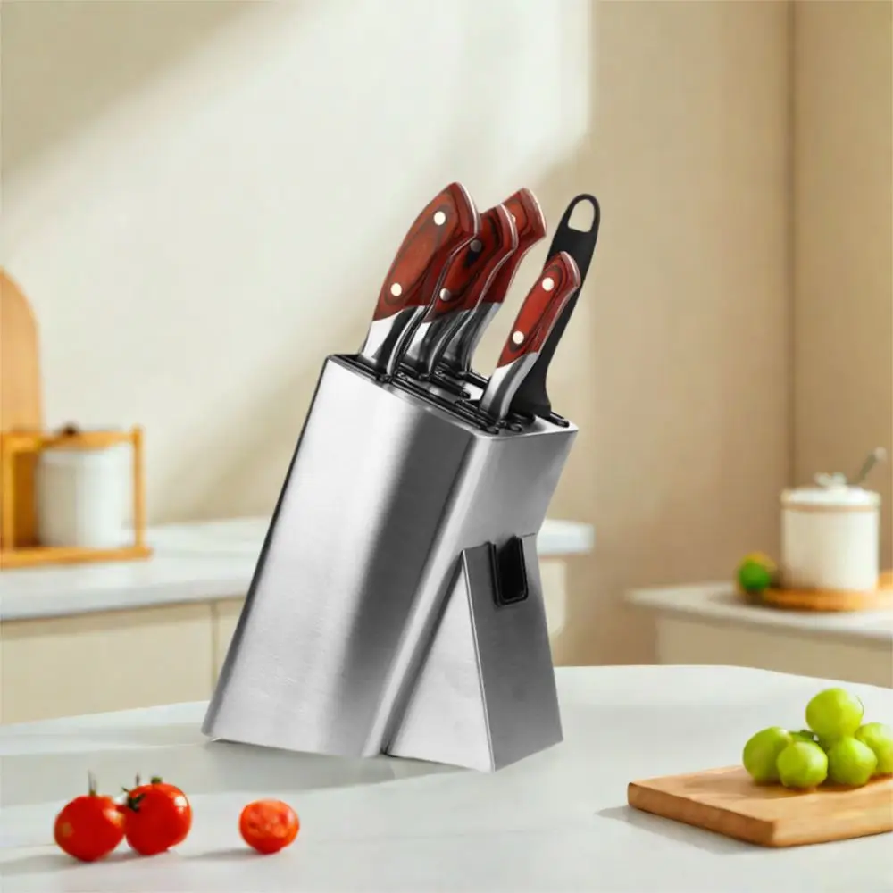 Stainless Steel Knives Holder Floor-Standing Anti-slip Knives Storage Rack Drainage Space-Saving Knives Holder Organizer
Stainless Steel Knives Holder Floor-Standing Anti-slip Knives Storage Rack Drainage Space-Saving Knives Holder Organizer