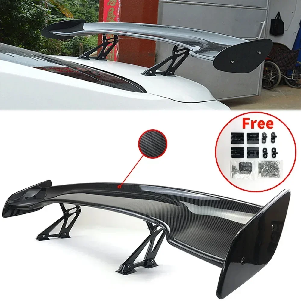 Car Rear Trunk Wings Spoiler ABS Universal GT Style Rear Spoiler Wing Tail Air Dam For Sedan Carbon Fiber Car Accessories
Car Rear Trunk Wings Spoiler ABS Universal GT Style Rear Spoiler Wing Tail Air Dam For Sedan Carbon Fiber Car Accessories