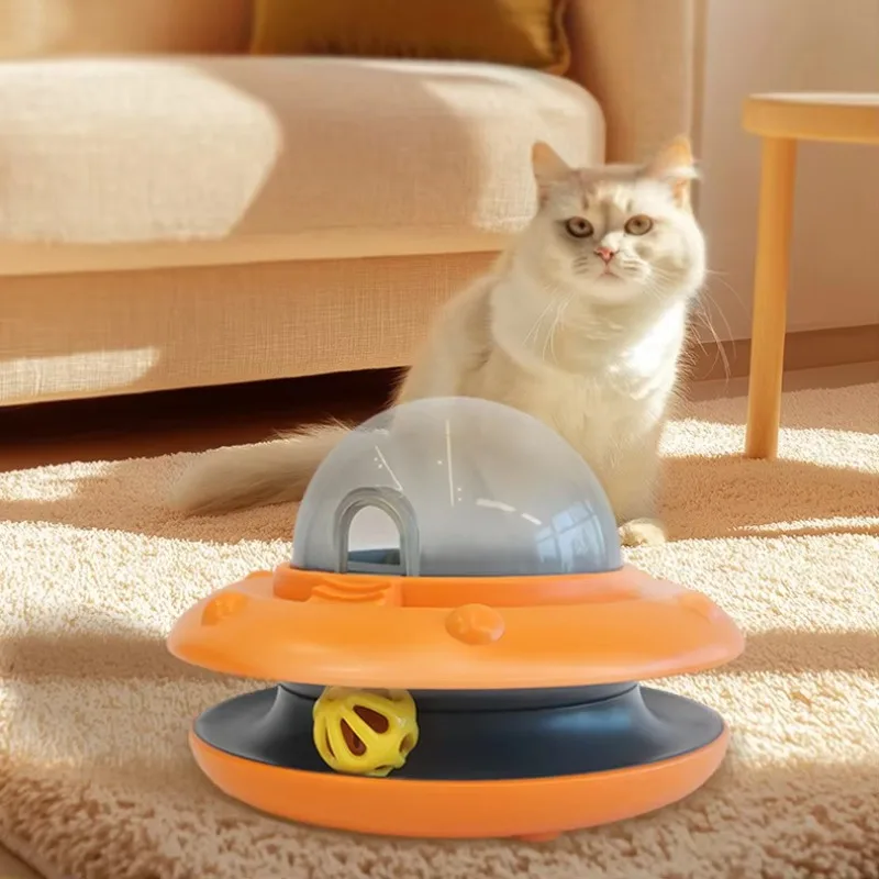 OEM/ODM New Orange White Black UFO Pet Feeder Interactive Toy Trainer for Cats and Dogs Automatic Feeder
OEM/ODM New Orange White Black UFO Pet Feeder Interactive Toy Trainer for Cats and Dogs Automatic Feeder