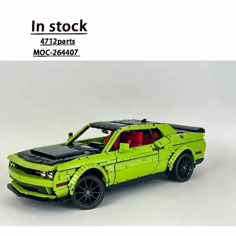 MOC-264407 New City Sports Racing Car Building Block Model 4712 Parts MOC Creative Boys Children's Birthday Christmas Toy Gift
MOC-264407 New City Sports Racing Car Building Block Model 4712 Parts MOC Creative Boys Children's Birthday Christmas Toy Gift