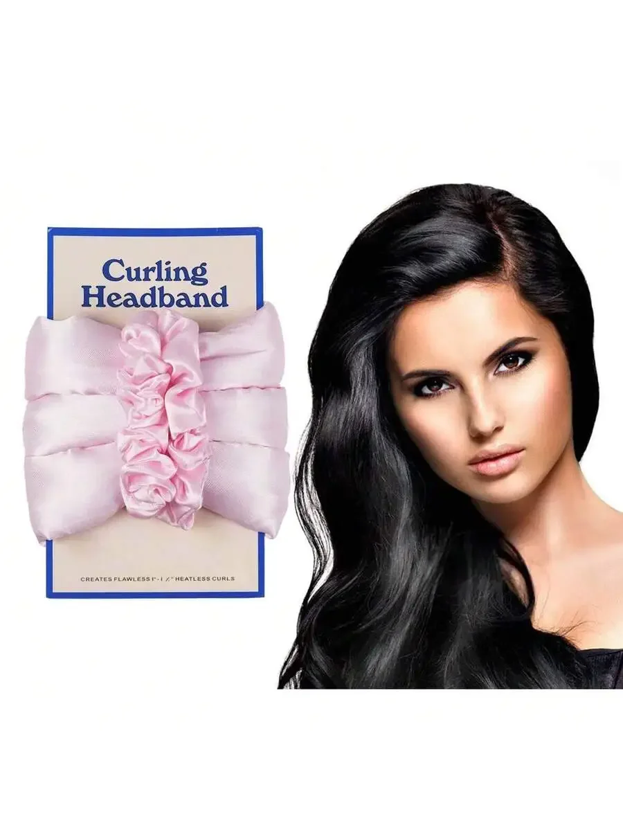 Satin Curling Headband No Heat Hair Styling Tool For Big Waves Sleeping Sports
Satin Curling Headband No Heat Hair Styling Tool For Big Waves Sleeping Sports