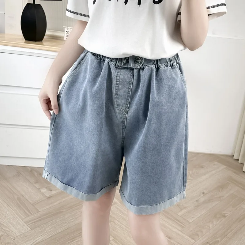 2026 Summer New Korean Slim Elasticity Waisted Knee Length Jeans Wide Leg Shorts Women Dennim Pants Casual Fahion Trend Pant
2026 Summer New Korean Slim Elasticity Waisted Knee Length Jeans Wide Leg Shorts Women Dennim Pants Casual Fahion Trend Pant