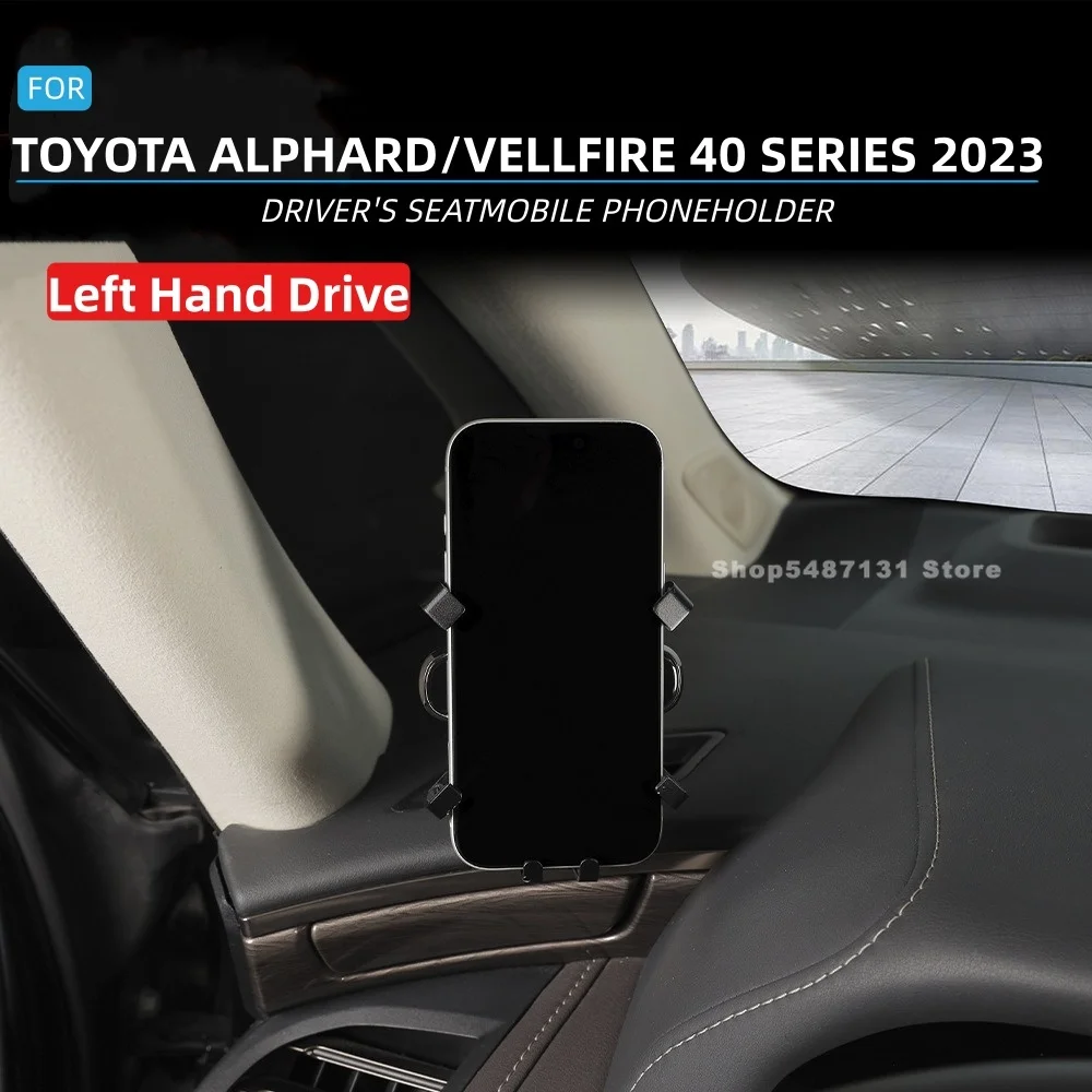 For 2023 2024 2025 2026 Toyota Alphard Vellfie 40 Series Accessories Driving GPS Stand Phone Holder (For Left Hand Drive)
For 2023 2024 2025 2026 Toyota Alphard Vellfie 40 Series Accessories Driving GPS Stand Phone Holder (For Left Hand Drive)
