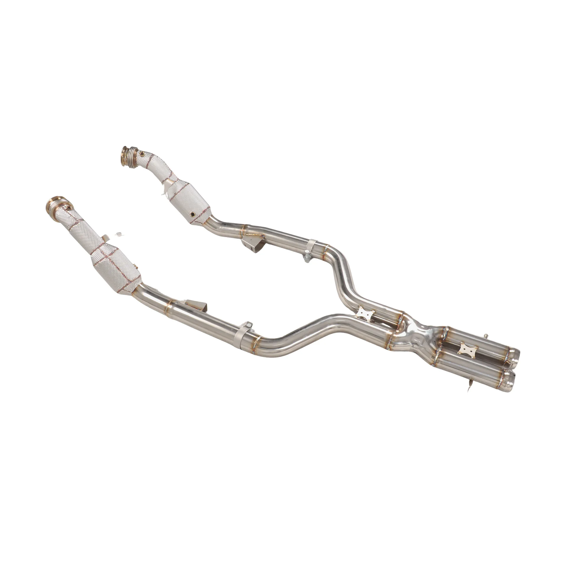 YT Catalyst Heat Insulation Exhaust Pipes for Mercedes-Benz W221 S600 6.0T 304 Stainless Steel Downpipe
YT Catalyst Heat Insulation Exhaust Pipes for Mercedes-Benz W221 S600 6.0T 304 Stainless Steel Downpipe