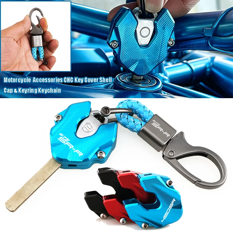 450SR 675SRR 2022 2023 2024+ Moto Accessories CNC Key Cover Case Shell KeyChain Keyring For CFMOTO 450CLC 675SR-R 450SR 450CL
450SR 675SRR 2022 2023 2024+ Moto Accessories CNC Key Cover Case Shell KeyChain Keyring For CFMOTO 450CLC 675SR-R 450SR 450CL