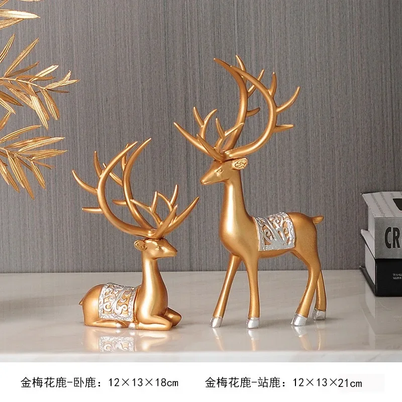 Creative Fortune Deer Decoration in Nordic Style, Resin Artwork for Wine Cabinet, Living Room and Modern Luxurious Entry
Creative Fortune Deer Decoration in Nordic Style, Resin Artwork for Wine Cabinet, Living Room and Modern Luxurious Entry