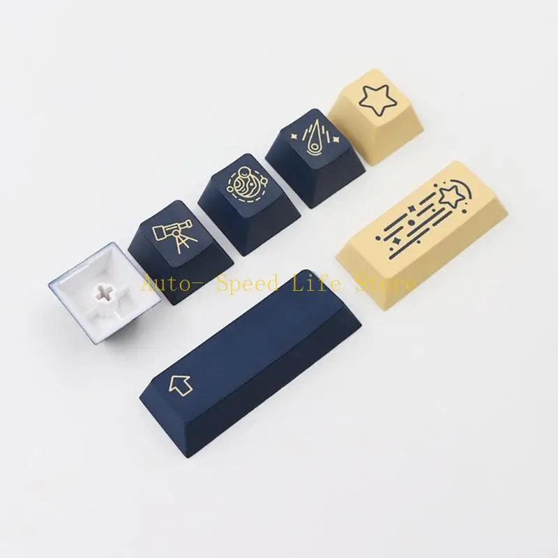 02DA PBT Dye Sub Keycaps 135pcs Stargaze for Key Gaming Mechanical Keyboard Covers Cherry MX for ID60 GK61/64/68
02DA PBT Dye Sub Keycaps 135pcs Stargaze for Key Gaming Mechanical Keyboard Covers Cherry MX for ID60 GK61/64/68