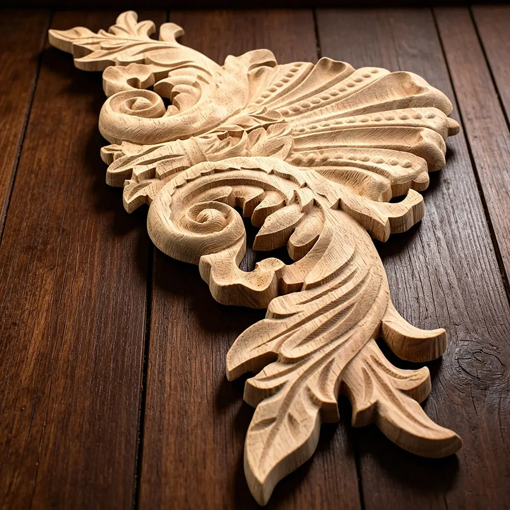 Wood Appliques Furniture Decor Cabinet Door Irregular Wooden Mouldings Flower Carving Figurine Crafts Miniatures Decorative
Wood Appliques Furniture Decor Cabinet Door Irregular Wooden Mouldings Flower Carving Figurine Crafts Miniatures Decorative