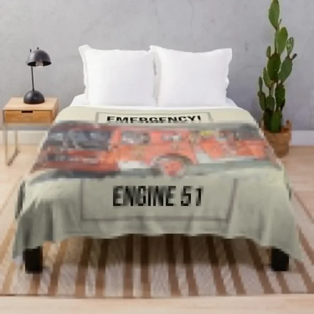 ENGINE 51 Emergency! Throw Blanket Shaggy Furry Soft Blanket for Bedroom Living Room
ENGINE 51 Emergency! Throw Blanket Shaggy Furry Soft Blanket for Bedroom Living Room