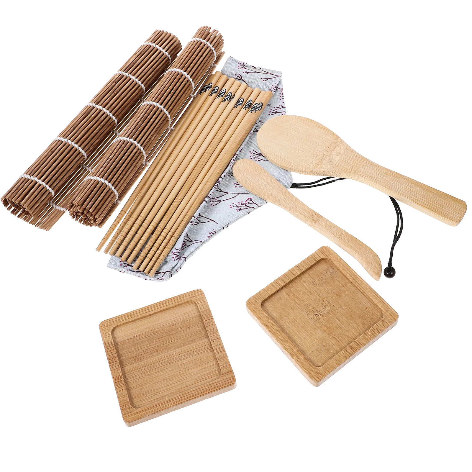 Bamboo Sushi Making Supplies 1 Set Includes Rolling Mat Spoon Smooth Easy Clean DIY Tools Kit Bamboo Gadgets
Bamboo Sushi Making Supplies 1 Set Includes Rolling Mat Spoon Smooth Easy Clean DIY Tools Kit Bamboo Gadgets